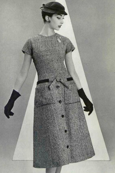 Платье Свободная линия от дизайнера Кристиана Диора
