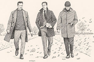 Картинка статьи Виды мужских пальто