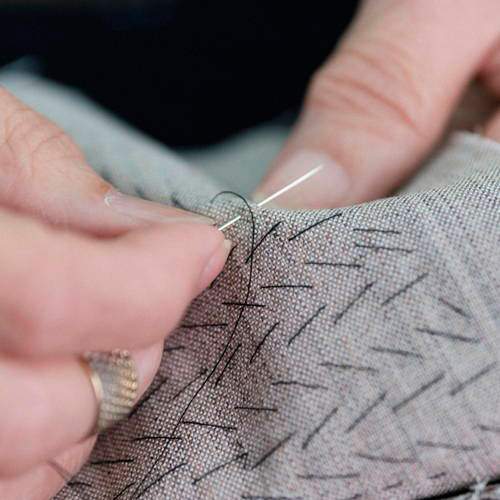 Строение пиджака вшивание бортовки